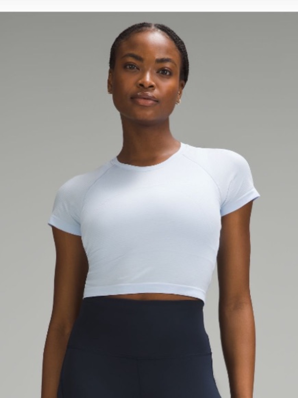 Lululemon Swiftly Tech Cropped Short-Sleeve
Shirt 2.0 | size 8